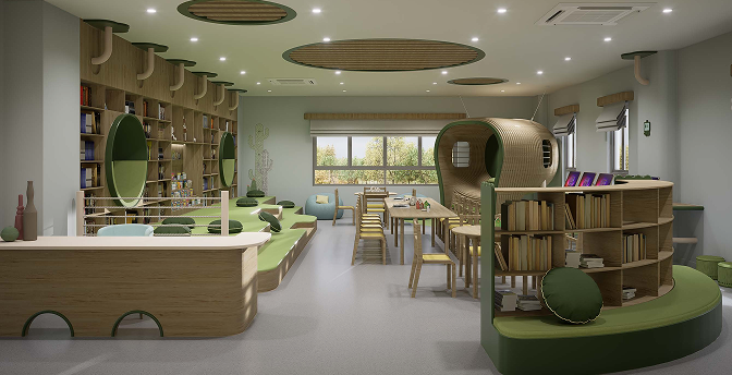 The One School classroom furniture by Popcorn Furniture